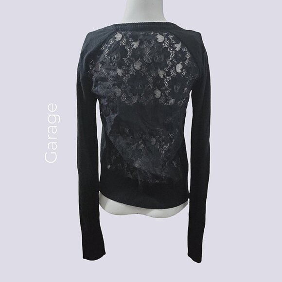 Garage Scoop Neck Lace Cardigan - Picture 15 of 16